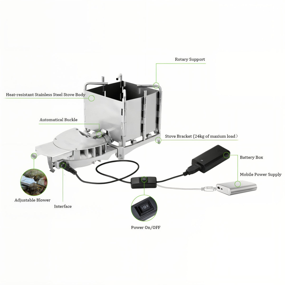 Folding Wood Stove