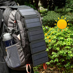 Portable Folding Solar Phone Charger - product photo