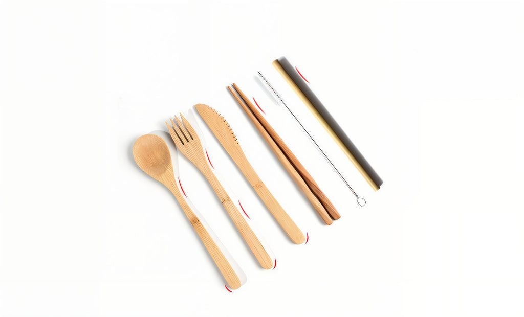 Bamboo Travel Cutlery Set - product photo 3